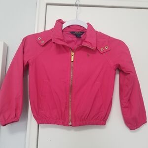 Polo Ralph Lauren Girls Hooded Lightweight Jacket Size 4/4T